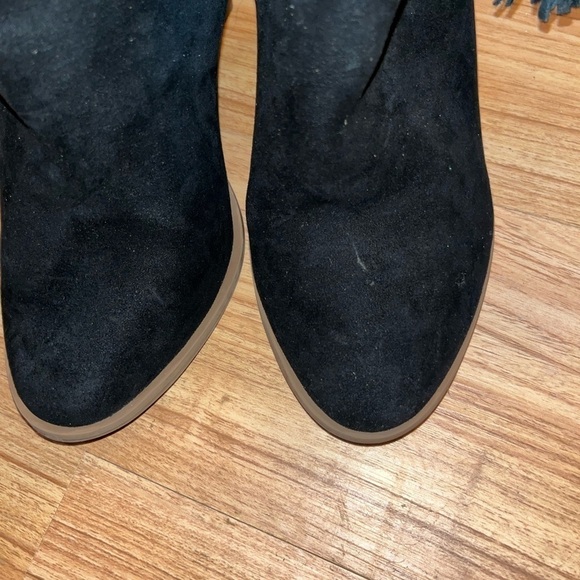 Universal Thread booties boho festival black ankle boots with tassels. S… - Picture 10 of 12